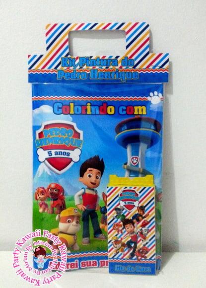 Kit Colorir Patrulha Canina 2