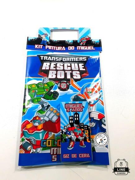 Kit Colorir Tranformers Rescue Bots