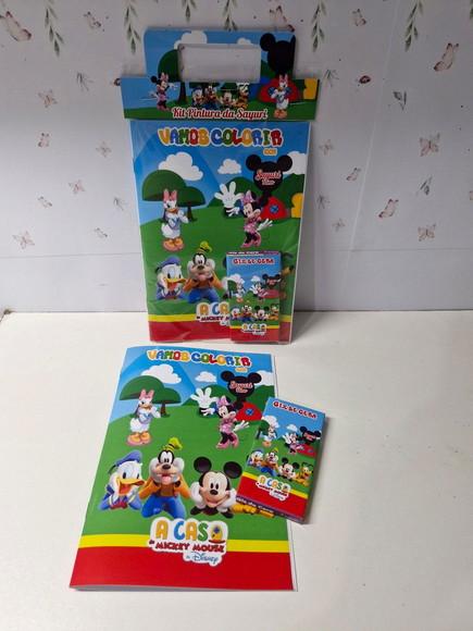 Kit Colorir Casa do Mickey
