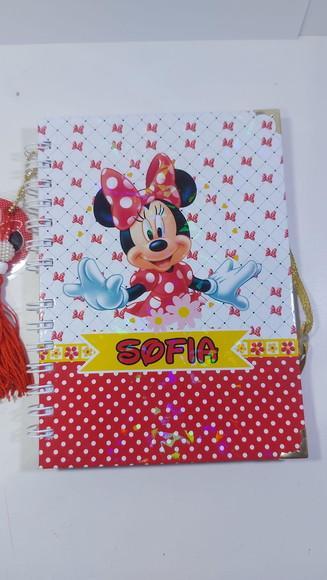 Kit Estojo + Caderno Personalizado Minnie