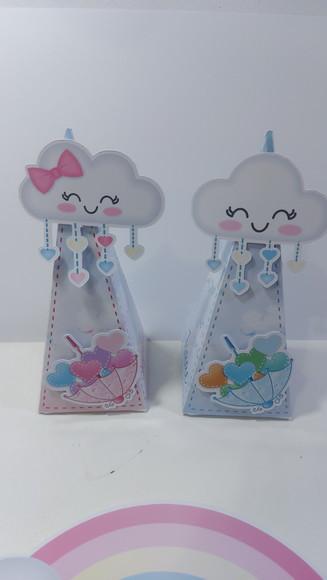 Kit Festa Chá Revelação Chuva de Amor