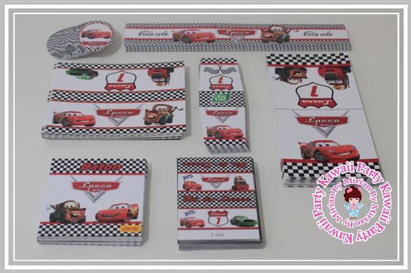 Kit festa impresso carros
