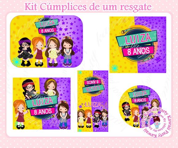 Kit festa impresso Cumplices