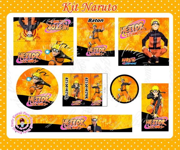 Kit festa impresso Naruto
