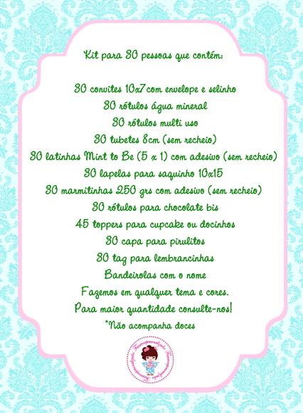 Kit festa personalizado fácil