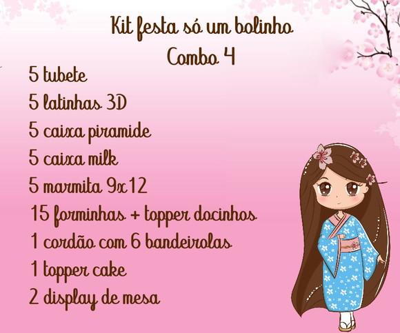 Kit Festa Só 1 Bolinho Combo 4