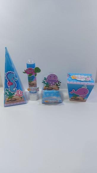 Kit Fundo do Mar Menina 50 Itens