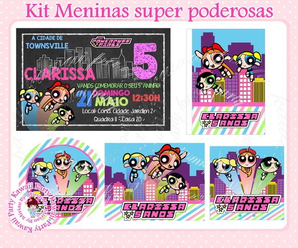 Kit impresso Meninas super poderosas