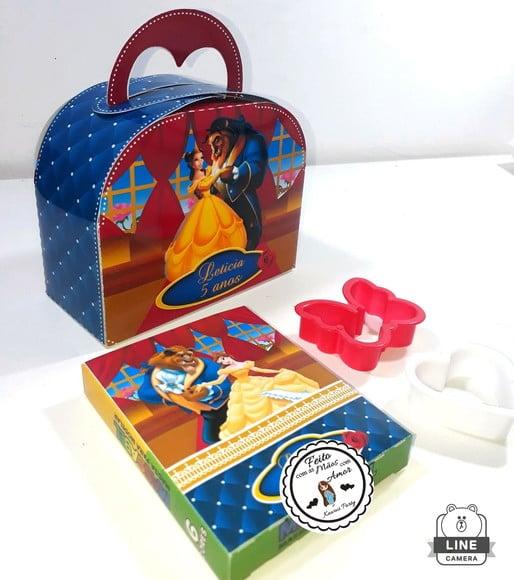Kit Massinha na Maleta Bela e a Fera