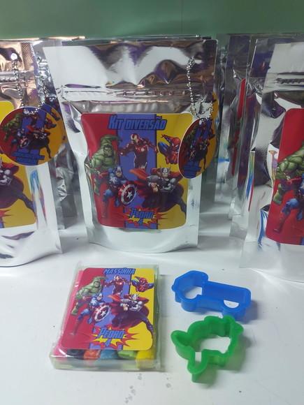 Kit Massinha Super Heróis