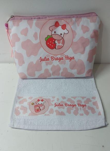 Kit Necessaire Strawberry Cow