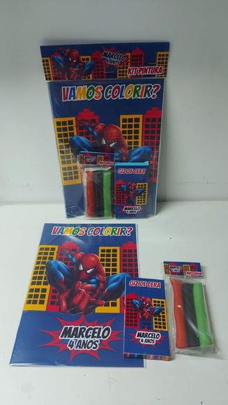 Kit Pintura Homem Aranha