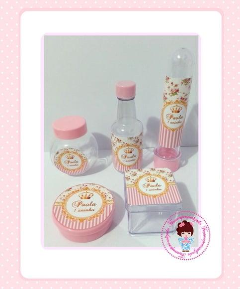 Kit Realeza Rosa e Dourado