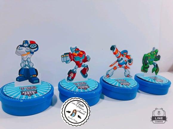 Latinha 3d Rescue Bots