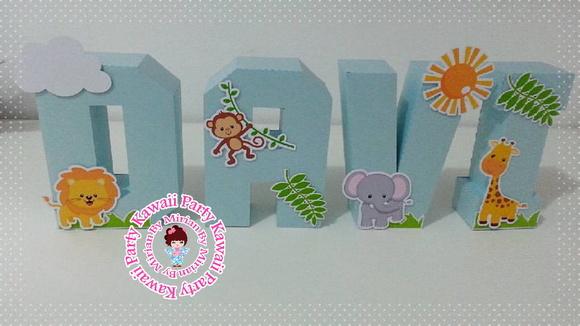 Letras 3d Floresta