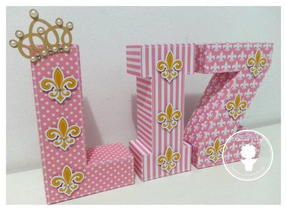 Letras 3d Realeza