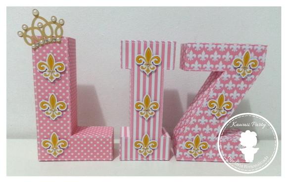 Letras 3d Realeza