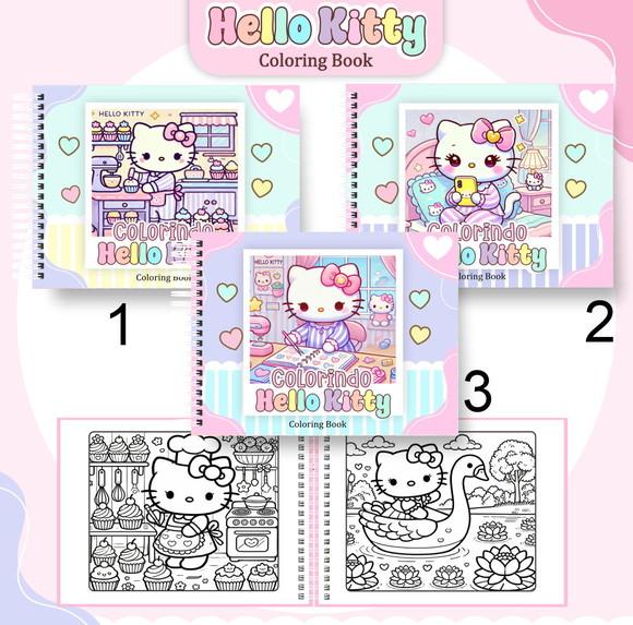 Livro Colorir Hello Kitty