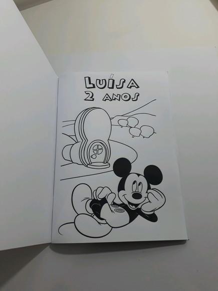 Livro Colorir Casa do Mickey