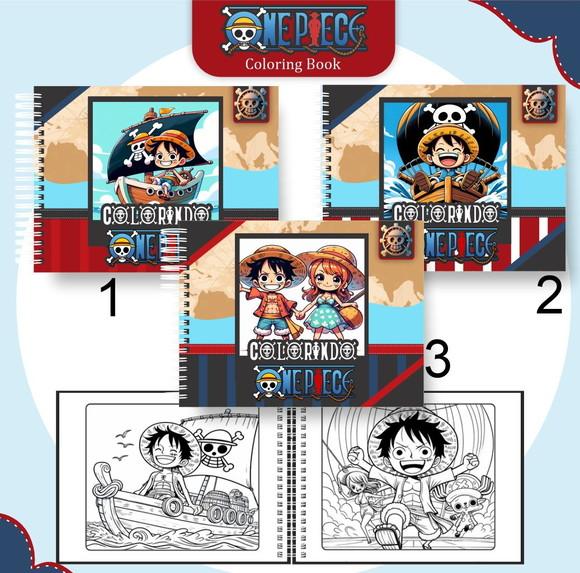Livro Colorir One Piece