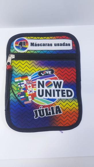 Porta máscaras duplo Now united