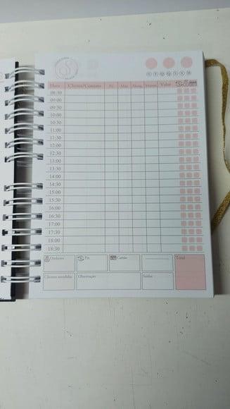 Caderno Agendamento Manicure