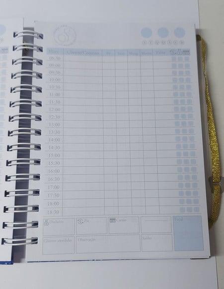 Caderno Agendamentos Manicure