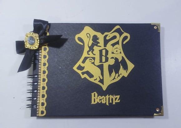 Caderno Assinaturas Harry Potter