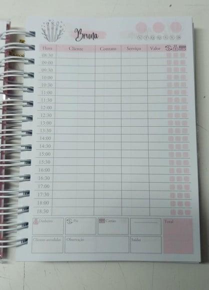 Caderno de Agendamentos Balão