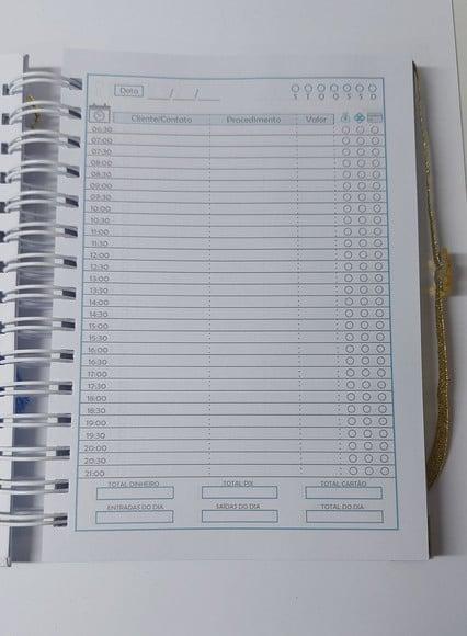 Caderno de Agendamentos Profissional