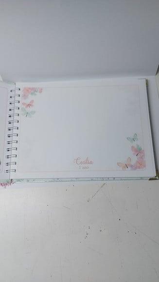 Caderno Mensagens Jardim das Borboletas