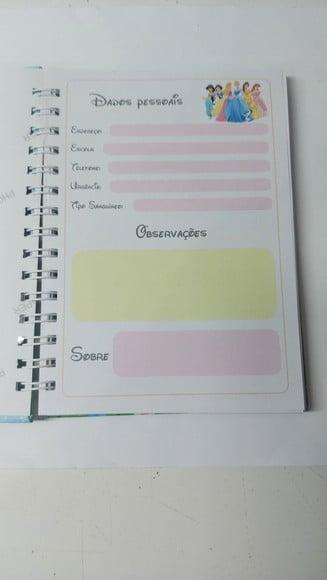 Caderno Personalizado Princesas
