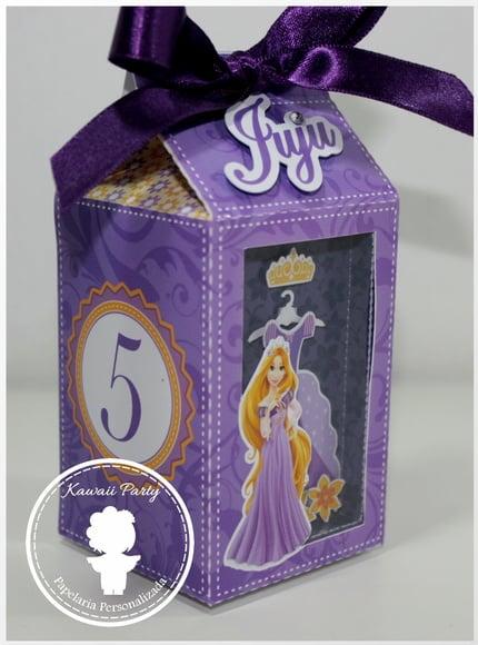 Caixa Milk Rapunzel com Visor