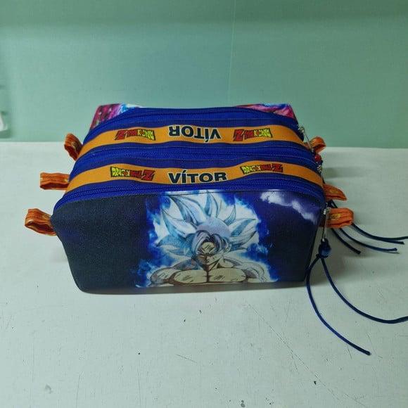 Estojo Triplo Dragon Ball Instinto Superior