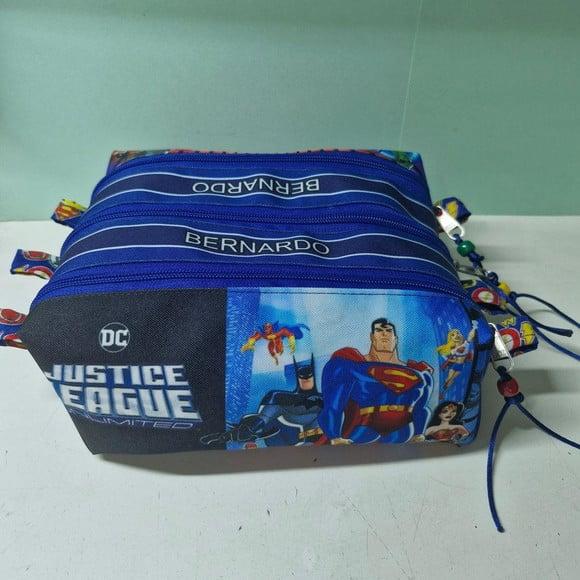 Estojo Triplo Liga da Justiça