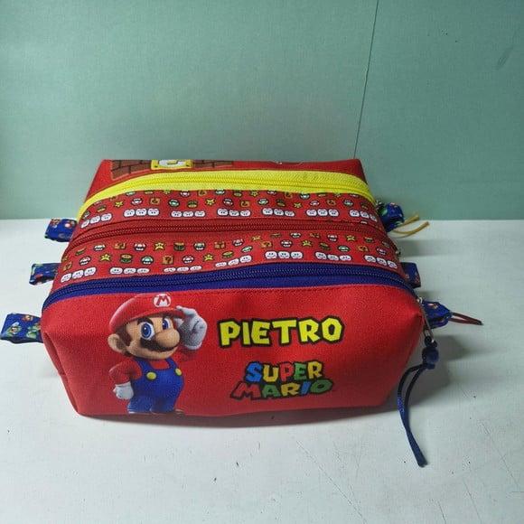 Estojo Triplo Mario Bros