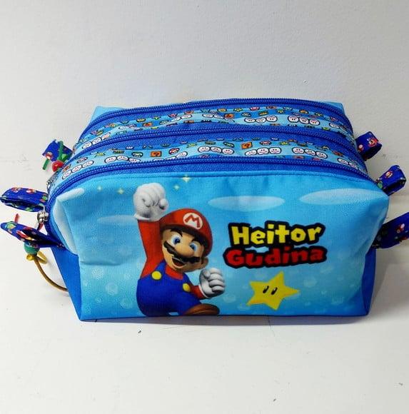 Estojo Triplo Mário Bros
