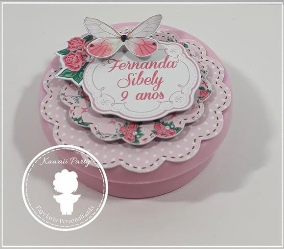 Kit Borboletas Rosa