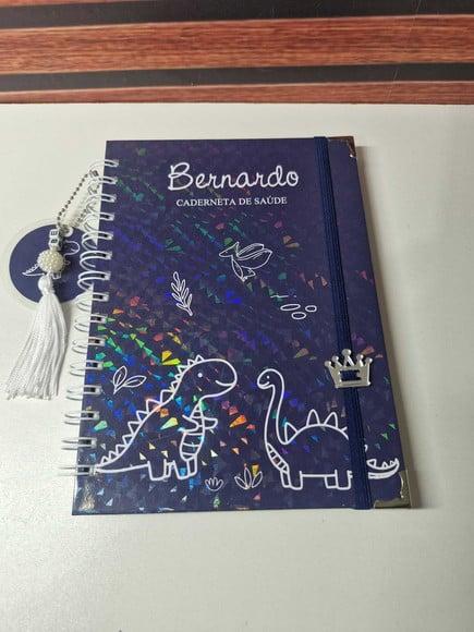 Kit Caderneta de Saude e Porta Certidão Dinossauros