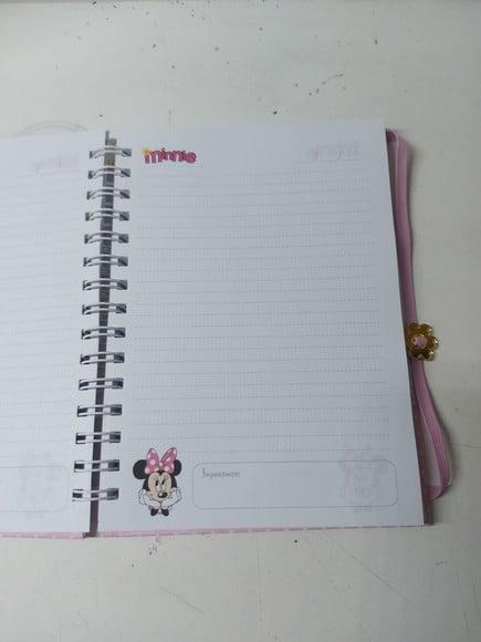 Kit Caderno Minnie Rosa