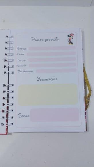 Kit Estojo + Caderno Personalizado Minnie
