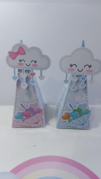 Kit Festa Chá Revelação Chuva de Amor