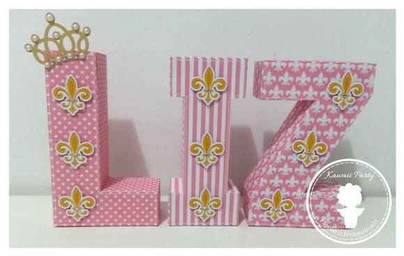 Letras 3d Realeza