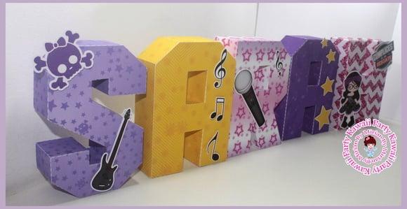 Letras 3d Cumplices de Um Resgate