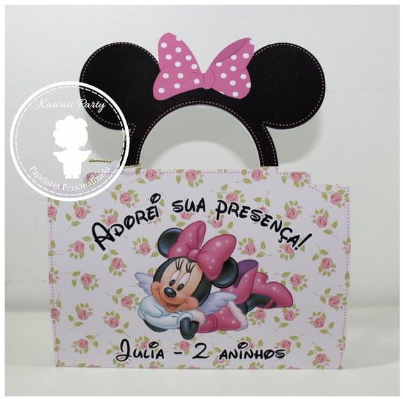 Maleta Pintura Minnie Rosa