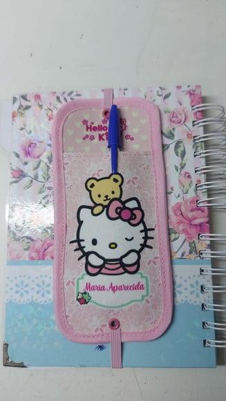 Marca Página Porta Caneta Hello Kitty