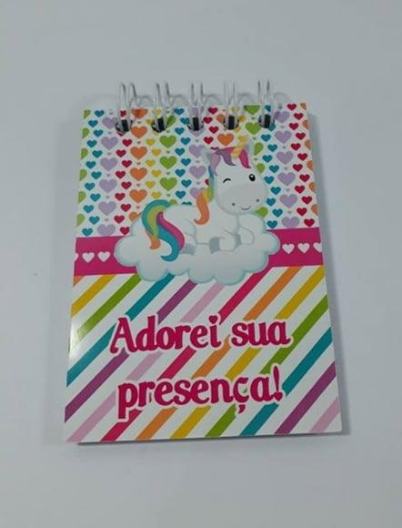 Mini Bloquinho Unicórnio
