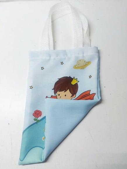 Sacolinha Tecido Pequena Principe