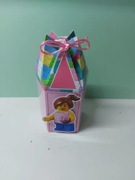 20 Caixas Lego Rosa