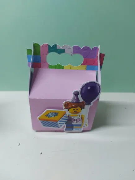 20 Caixas Lego Rosa